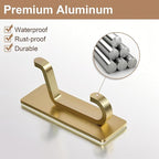 pickpiff 12 Pack Wall Hooks for Coat and Towel: 13LB Strong Adhesive Door - Image 6