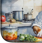 Caroline's Treasures DAC6185DDM American Bulldog The Chef Dish Drying Mat - Image 4
