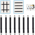 Adjustable Bed Sheet Straps Clips, Elastic Mattress Sheet Fasteners Holder and by QoeCycth