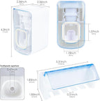 5 Slots Wall Mount Toothbrush Holder - Image 2