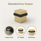 Mega Handles Square Floor Door Stopper, Quickly Installed Wall Protector Stopper - Image 6