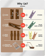 Mini Clothes Pins Wooden Colored Small Clothespins - Image 2
