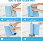 AIDEA Microfiber Cleaning Cloth 165 Sheets 3 Roll, Microfiber Towels - Image 7