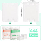 444PCS Square Cotton Pads for Face, Ultra Soft & Lint-Free & Textured, Facial - Image 7