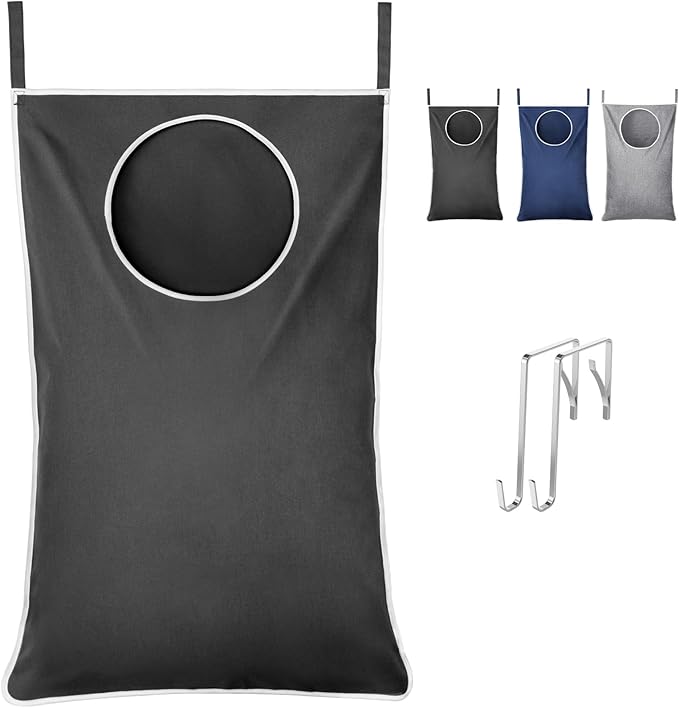 Lifewit 1 Pack Over Door Laundry Hamper, Large Collapsible Hanging Laundry by Lifewit