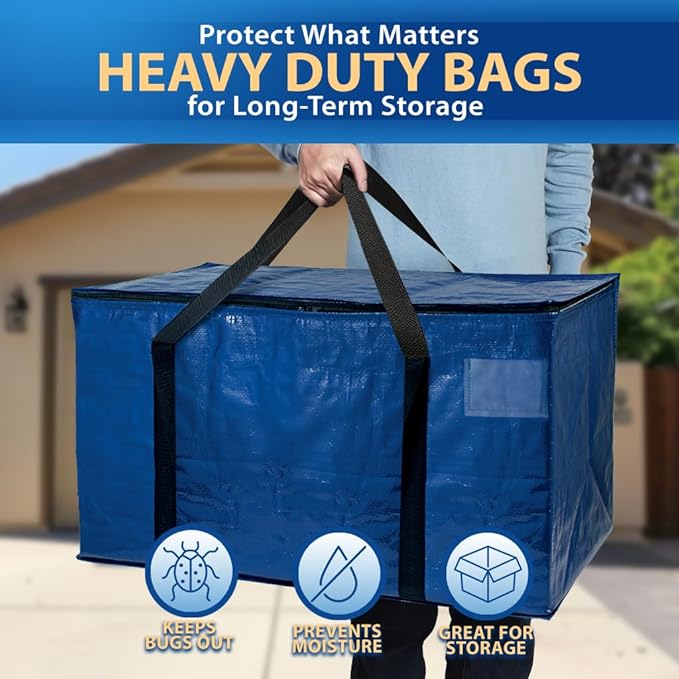 ClearSpace Heavy Duty Moving Bags or Storage Bag – Large Moving Boxes - Image 5