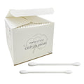 Cotton Swabs with Paper Sticks 1000ct，Double Tipped Natural Cotton Buds by SUIZWMOU