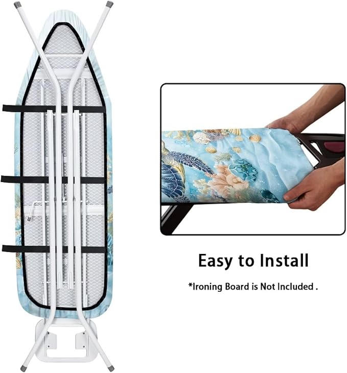 Turtle Iron Board Cover Heavy Duty Padding Ironing Board Covers - Image 4