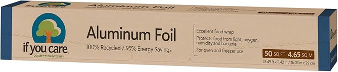 If You Care 100% Recycled Aluminum Foil - 50 FT by IfYouCare
