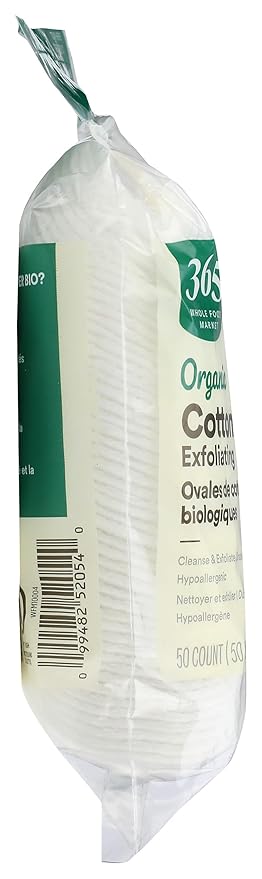 365 by Whole Foods Market, Organic Cotton Ovals, Exfoliating - Image 5