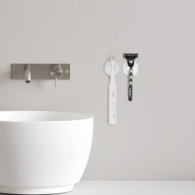 4 PCS Suction Cup Toothbrush Holder - Image 3