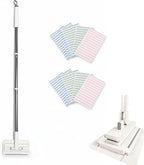 Snap Grip Mini Mop Stick with 39in Handle — Zero-Touch Gap Dust Cleaner & by INWEJIA