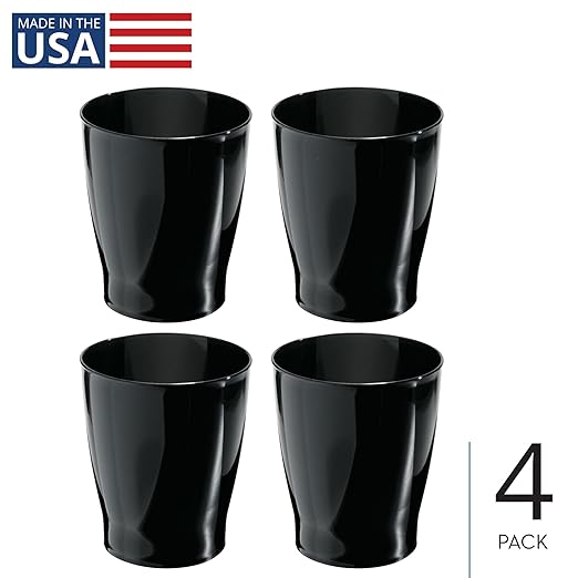 iDesign Small Round Bathroom Trash Can - Image 2