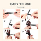 30pcs Data Cable Organizer, 2025 New Silicone Cable Ties Cable Management - Image 3