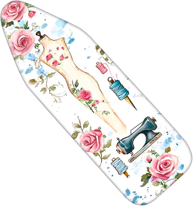 Nuxovilar Sewing Mannequin & Floral Pattern Ironing Board Cover, 15×54 inch by Nuxovilar