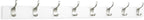 Amazon Basics Wall Mounted Modern Coat Rack - Image 2