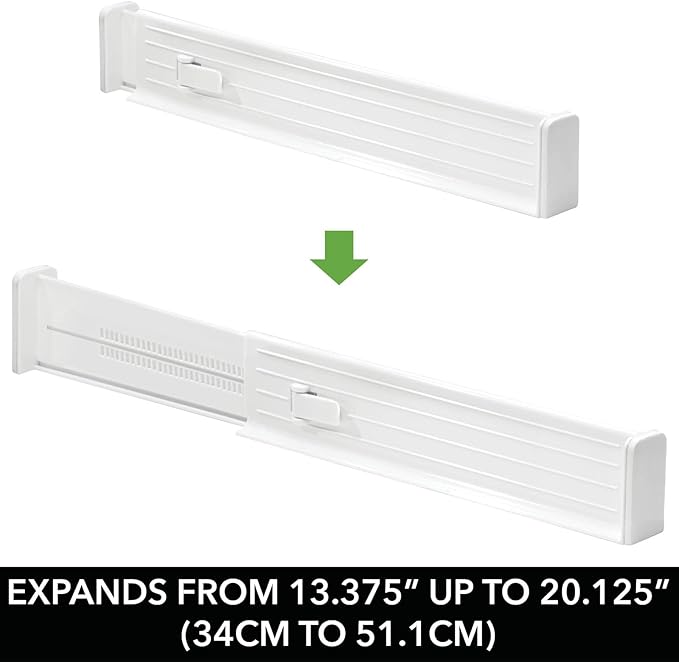 mDesign Expandable Kitchen Drawer Divider - Image 5