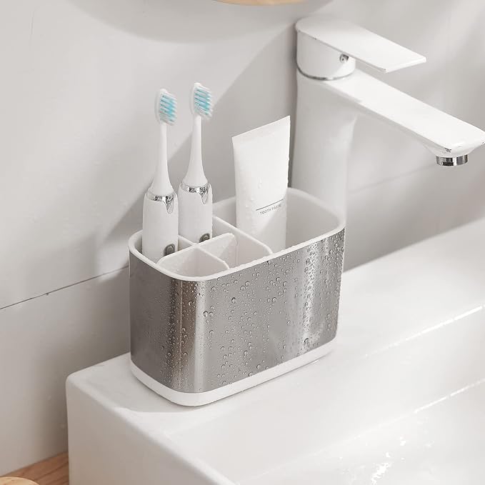 Colist Toothbrush Holder for Bathroom Stainless Steel Detachable Electric - Image 2