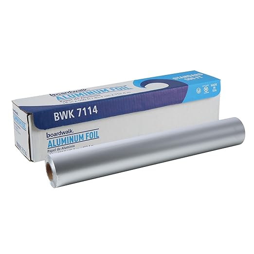 Boardwalk 7114 Premium Quality Aluminum Foil Roll, 16 Micron Thickness - Image 6