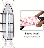 Nuxovilar Pink Cherry Blossom Pattern Ironing Board Cover, 15 * 54inch - Image 5