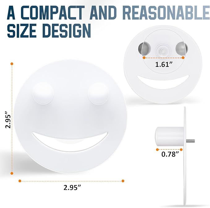 Stainless Steel Smiley Face Sponge Holder, Kitchen Accessories Decor - Image 5