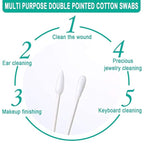 500 pcs Cotton Swab Individually Wrapped, Individually Wrapped Double Tipped - Image 2