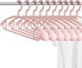 Plastic Clothes Hanger, Extra Thick Plastic Wide Shoulder Adult 360 Degrees by GEMWONDER