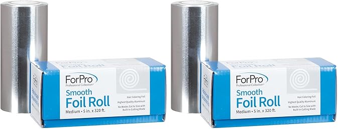 ForPro Smooth Aluminum Foil Roll, 320 Ft Hair Foils by ForProProfessionalCollection