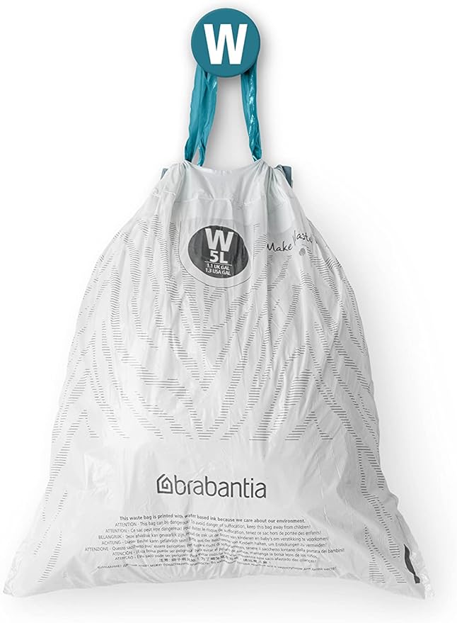 Brabantia PerfectFit Trash Bags Thick Plastic Trash Can Liners - Image 4