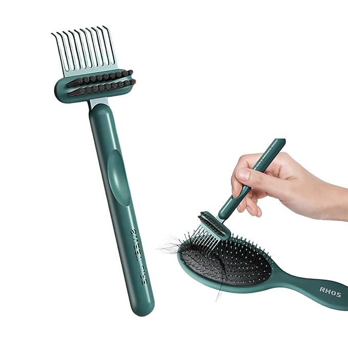 RHOS 2-in-1 Hair Brush Cleaner and Remover Tool by RHOS