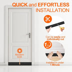 Door Draft Stopper for Bottom of Door, Adjustable Weather Stripping Door Seal - Image 4