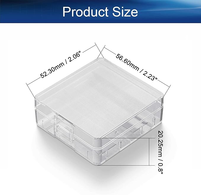 Heyiarbeit Battery Storage Case Holder Box - Image 2
