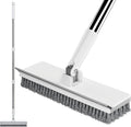 Floor Scrub Brush with 55" Long Handle, 2-in-1 Floor Brush with Built-in by Unknown