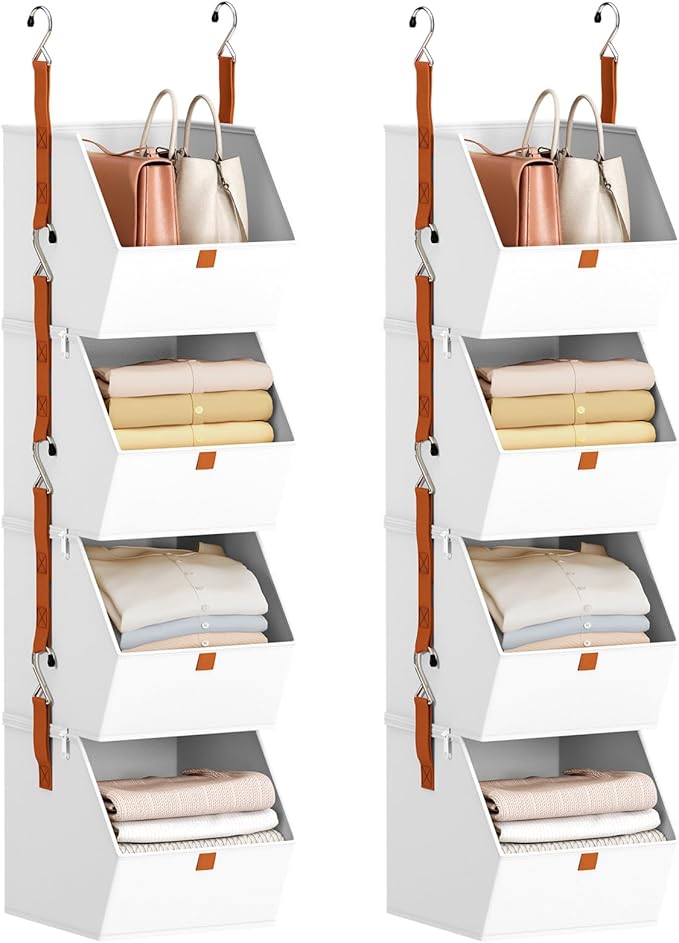 Hanging Closet Organizer 4 Tier by Homsorout