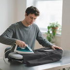 Small Ironing Board with Iron Holder, RAINHOL Countertop Mini Ironing Board - Image 7