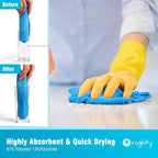 Orighty Cleaning Cloths Bulk, 200 Pack Shop Rags Reusable, Microfiber Cleaning - Image 3
