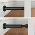 KOLAKO Door Stoppers for Wall, 4.4 Inch Black Door Stops, Spring Loaded by KOLAKO
