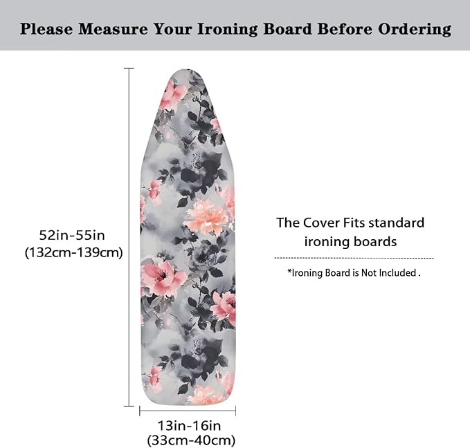 Ironing Board Cover, Heavy Duty Iron Board Covers Standard Size Padding - Image 5