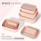 Silicone Food Storage Containers, Leak-Proof, Microwave & Dishwasher Safe - Image 2