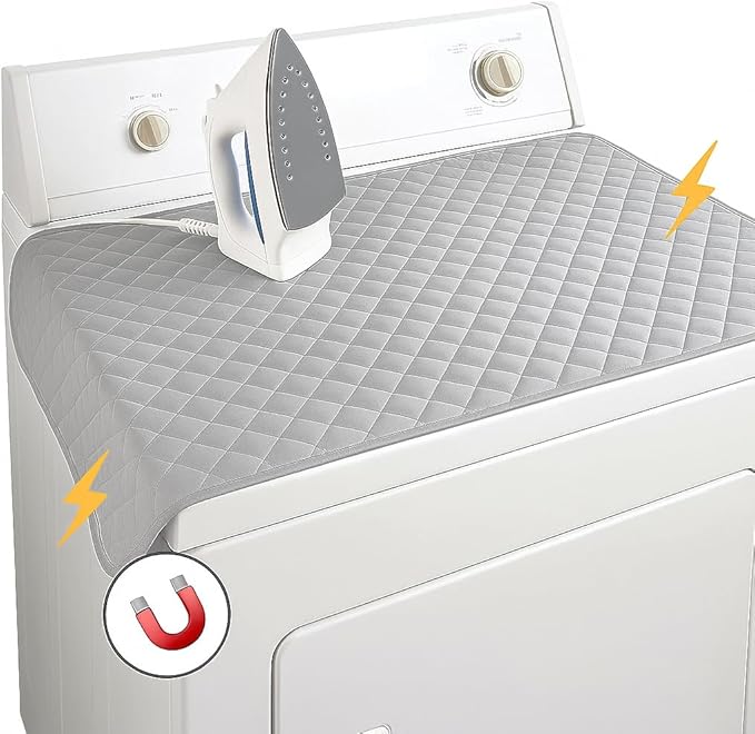 Magnetic Portable Ironing Mat 18" x 31" – Quilted Heat-Resistant Ironing Blanket - Image 8