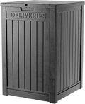 DRATO 48 Gallon Package Delivery Box, Large Lockable Storage Box, Double-Wall Resin Outdoor Package Delivery and Waterproof Deck Box for Porch, Patios（Black，48 Gallon） by DRATOprovidesawarmandcozy