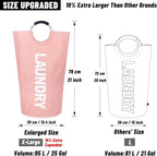 Caroeas 95L Pro Large Laundry Basket, Waterproof Laundry Hamper, Laundry Bag - Image 2