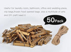 iKammo 50pcs Wooden Clothespins - Image 7
