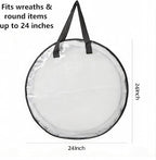 4 Pack Clear Christmas Wreath Storage Bags 24 Inch - Image 3