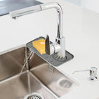Sink Faucet Splash Guard Mat Silicone Soap Dish Pad Faucet Handle Drip Catch - Image 7