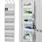 GORILLA GRIP Over The Door Organizer Storage, 5 Deep Hanging Shelves, Holds by GorillaGrip