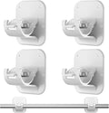 No Drill Curtain Rod Brackets No Drilling Holder 20lb by Unknown