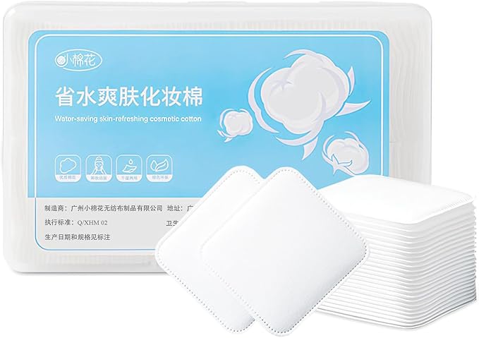 Square Cotton Pads 120 Counts Lager Size Makeup Remove Pads Not to Shed or Fall by Unknown