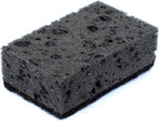 Black Scrub Sponges. Made in Europe. 9 Pack, 4.3x2.8x1.4 inches. Heavy Duty and - Image 7