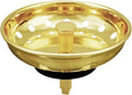 KONE Sink Drain Strainer Gold Sink Stopper and Strainer Stainless Steel Kitchen by KONE